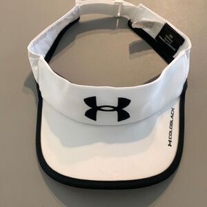 White  Under Armour  Visor